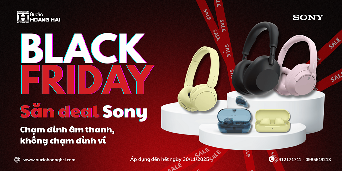 Black Friday âm thanh Sony