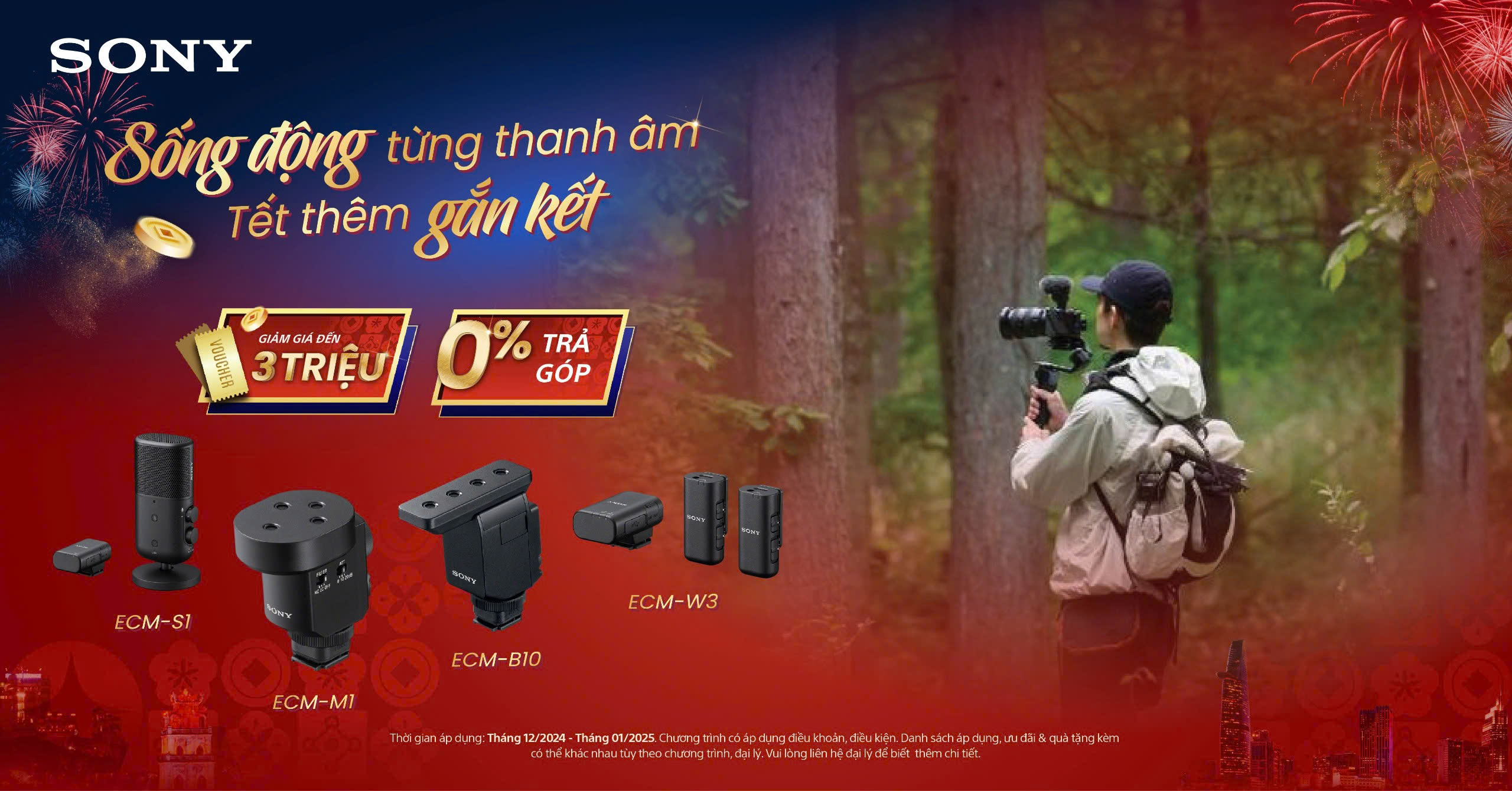 Sale phụ kiện thu âm Sony