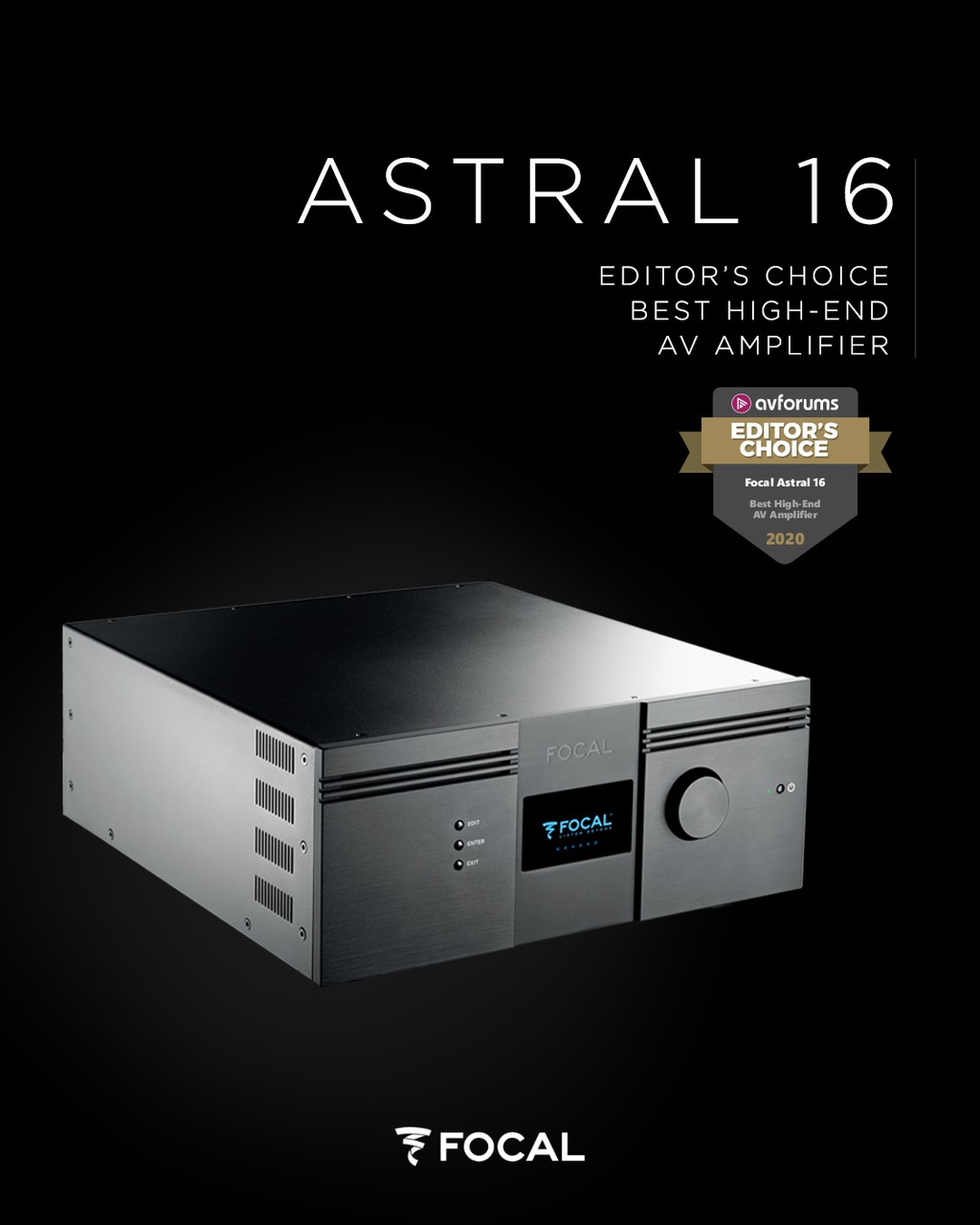 Focal AV hi-end Astral 16 dành cho hệ thống xem phim tại gia