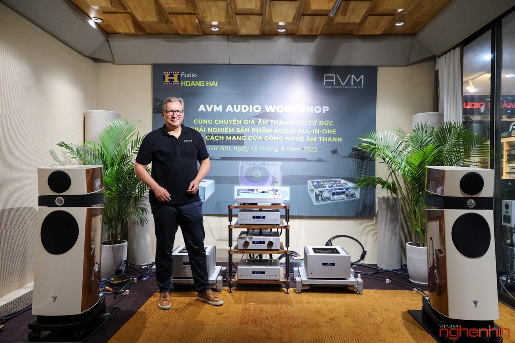[Nghe Nhìn] Workshop AVM Audio - Chuyên gia Đức giới thiệu công nghệ và hiệu quả ấn tượng của thiết bị hi-end all-in-one