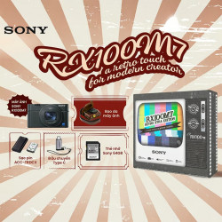 Máy ảnh Sony CyberShot DSC-RX100M7 Retro Xtra Edition