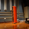 Loa Gauder Akustik Floorstand DARC 100 màu đỏ, đồng hồ VU, đèn led 6